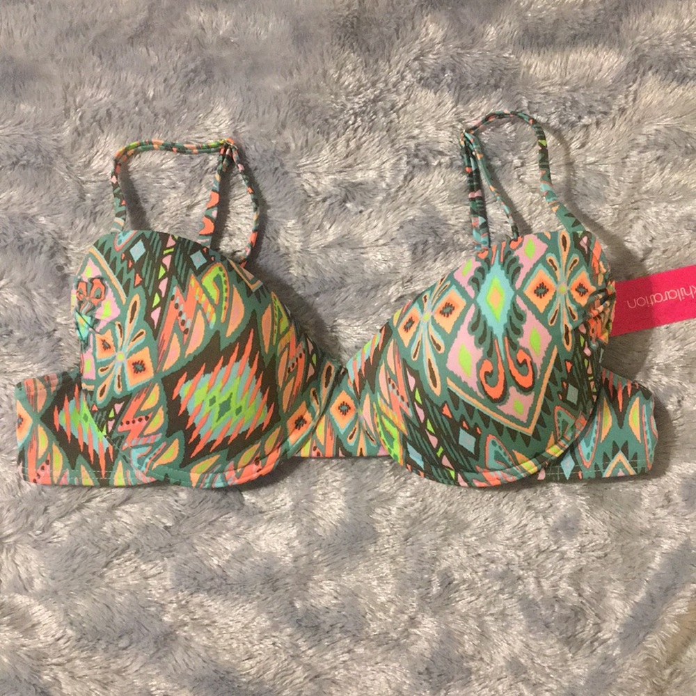 Xhilaration Push Up Bikini Top NWT